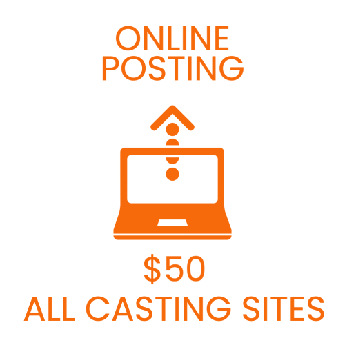 Online Posting - $50 all casting sites