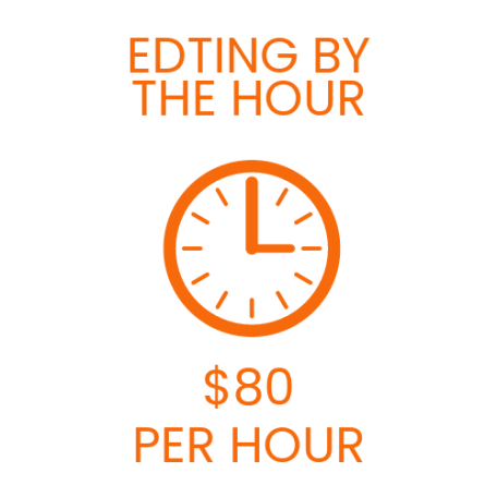 EDITING BY THE HOUR - $80