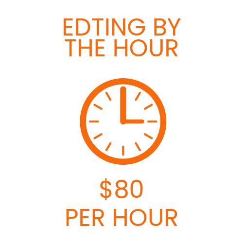 EDITING BY THE HOUR - $80